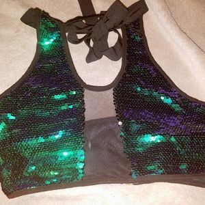 NWT Rave Halter Top